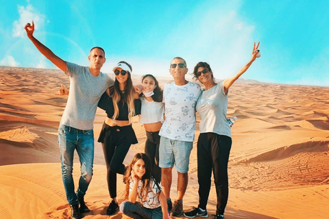 Dubai: safari serale nel deserto delle dune rosse con cenaTour di gruppo con transfer condiviso