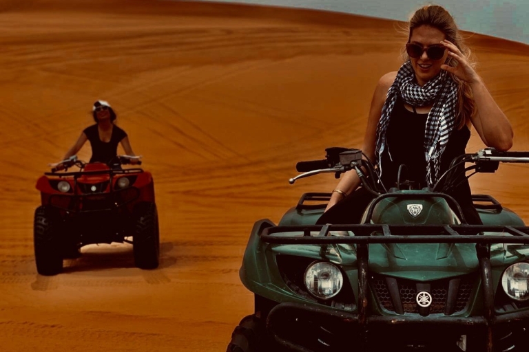 Dubai: Red Dunes Morning Desert Quad, Buggy or 4x4 Ride Morning Desert safari with Quad Bike Ride