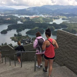 From Medellin: Private Guatape Car Tour with Coffee Tour