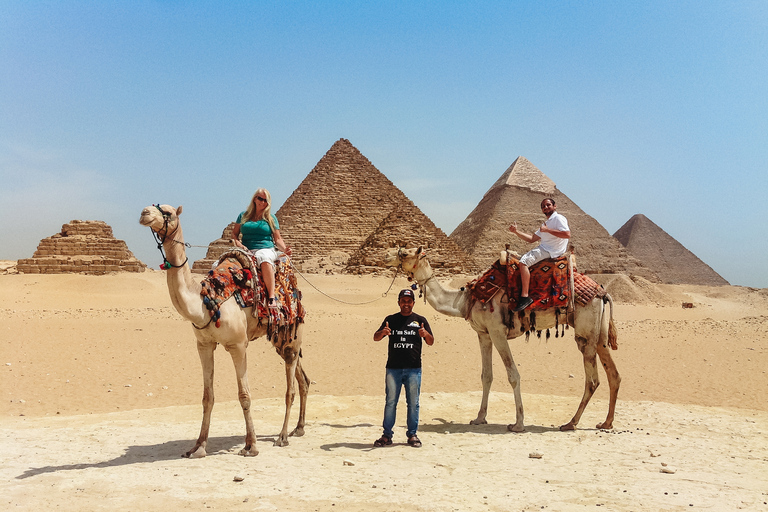 Pirámides de Guiza, Saqqara y Menfis: tour privado, almuerzo