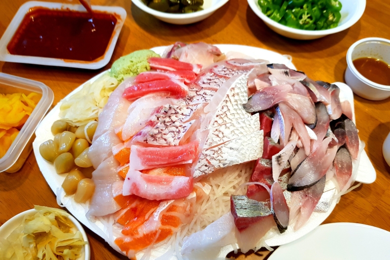 Seoul: Noryangjin-vismarkt en historische parktourSeoul: Noryangjin Vismarkt en Historische Park Tour