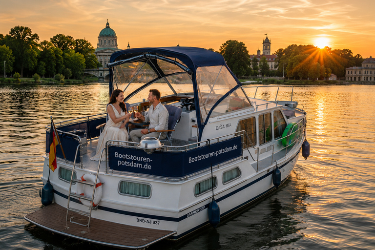 Potsdam 2-Hour Private Cruise with Wine or Prosecco for Two Private 2-Hour Potsdam Cruise with Wine or Prosecco for Two