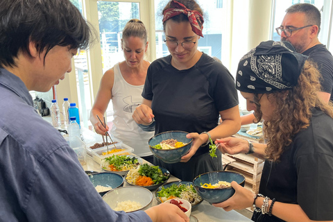 Busan: Korean Home Cooking Class & Market Tour with Meal Join in