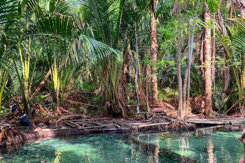 Ao Nang: Kayak en la Piscina de Cristal, ATV y Excursión a la Granja de PiñasPaseo en quad de 45 minutos