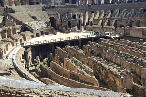 Rome: Colosseum with Undergrounds and Arena Tour Rome: Colosseum Undergrounds Guided Tour in Spanish