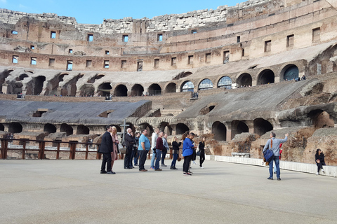 Rome: Colosseum with Undergrounds and Arena Tour Rome: Colosseum Undergrounds Guided Tour in Spanish