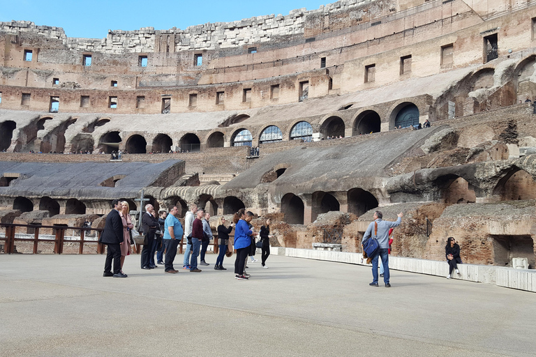Rome: Colosseum with Undergrounds and Arena Tour Rome: Colosseum Undergrounds Guided Tour in Spanish