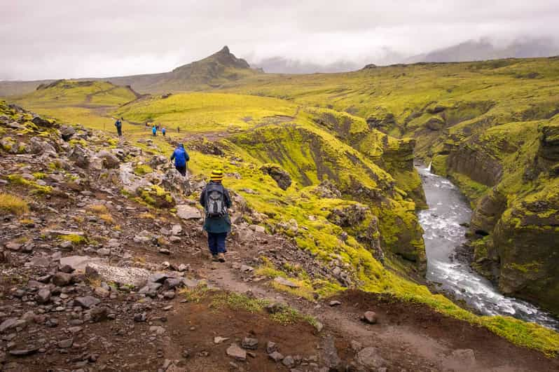 Skógar: Fimmvörðuháls Pass Hiking Tour to Thorsmork Valley | GetYourGuide