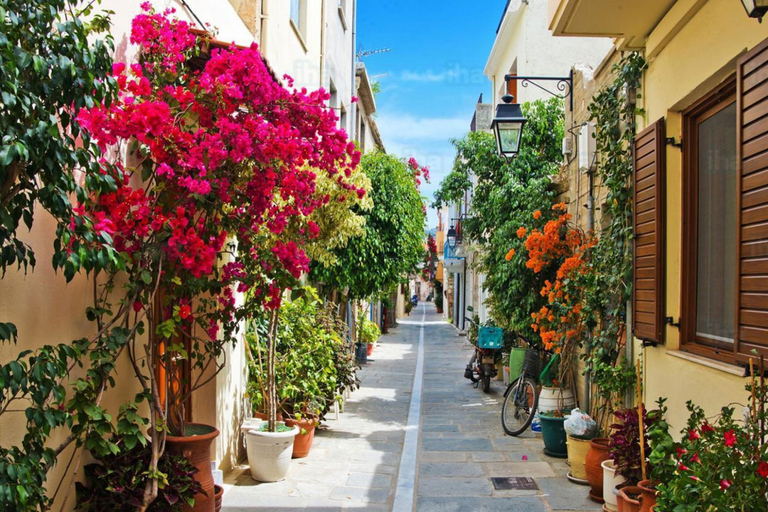 Rethymno: Paseo por el casco antiguo con comida y taller de filoRethymno: Tour a pie por el casco antiguo con comida