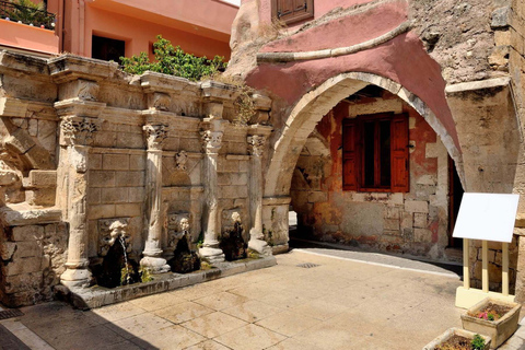 Rethymno: Paseo por el casco antiguo con comida y taller de filoRethymno: Tour a pie por el casco antiguo con comida