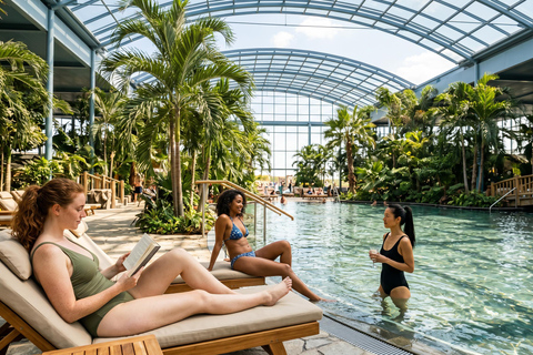 Bucharest: Therme Bucharest Spa Ticket & Round-Trip Transfer 3 hours Therme Bucharest Palm, Galaxy or Elysium & Transfer
