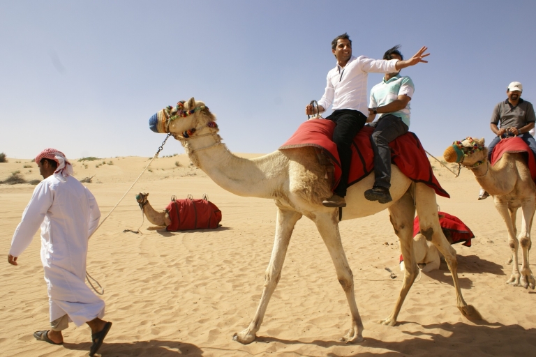 Dubái: safari por el desierto, quad, paseo en camello y sandboardTour compartido con paseo en quad sin conductor de 35 minutos
