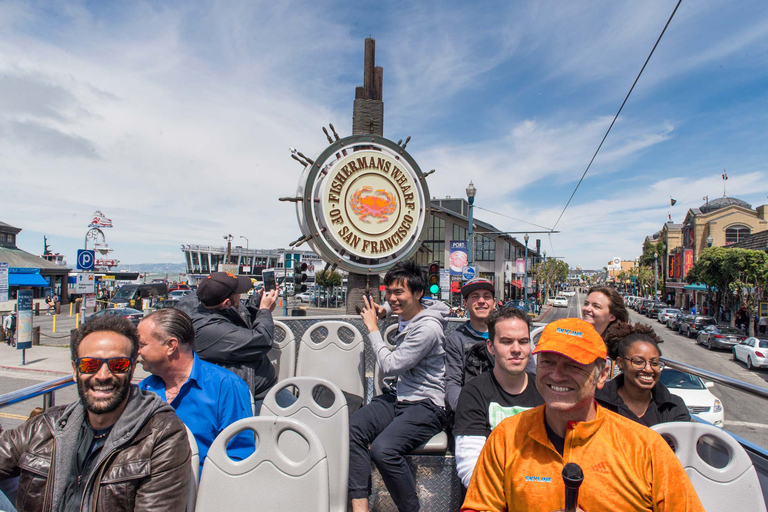 San Francisco: recorrido combinado en autobús turístico, barco y bicicleta