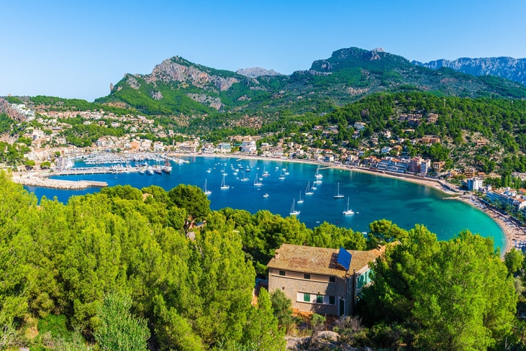 Mallorca: eilandtour met boot, trein en hoteltransferTour vanuit Colonia Sant Jordi