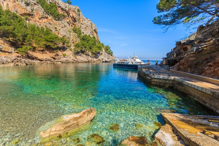 Mallorca: Inselrundfahrt mit Boot, Zug und HoteltransferTour ab Colonia Sant Jordi