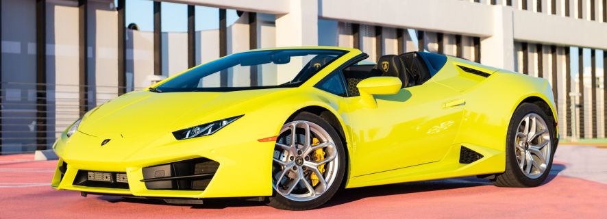 Miami: visite de la supercar Lamborghini Huracan Spyder
