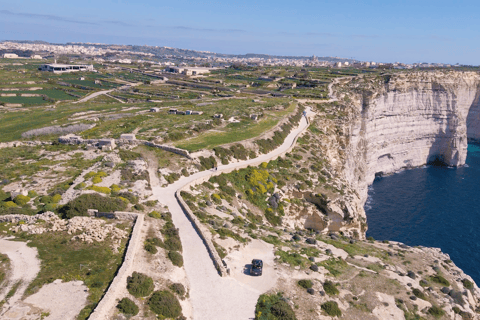 Malta: tour privato in E-Jeep con autista di Gozo con traghetto