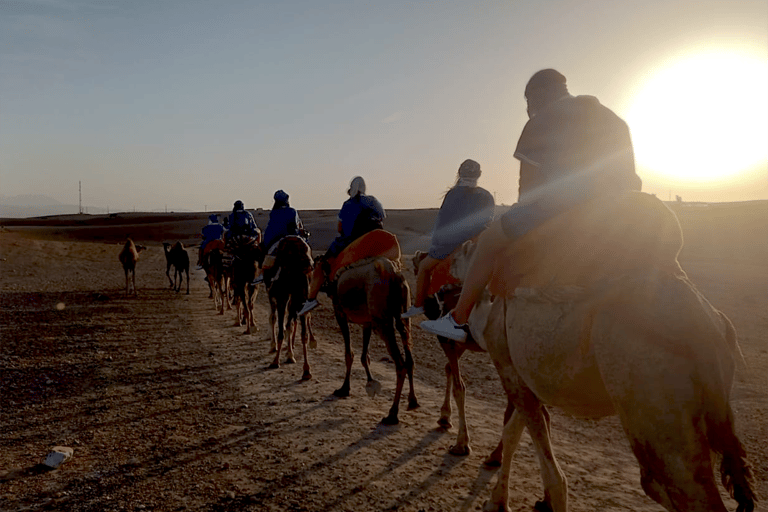 Marrakech: paseo en camello por el desierto de Agafay y tour en quad