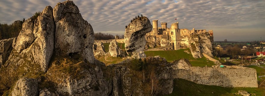 Au départ de Cracovie : Visite du parc national d'Ojców et du château d'Ogrodzieniec