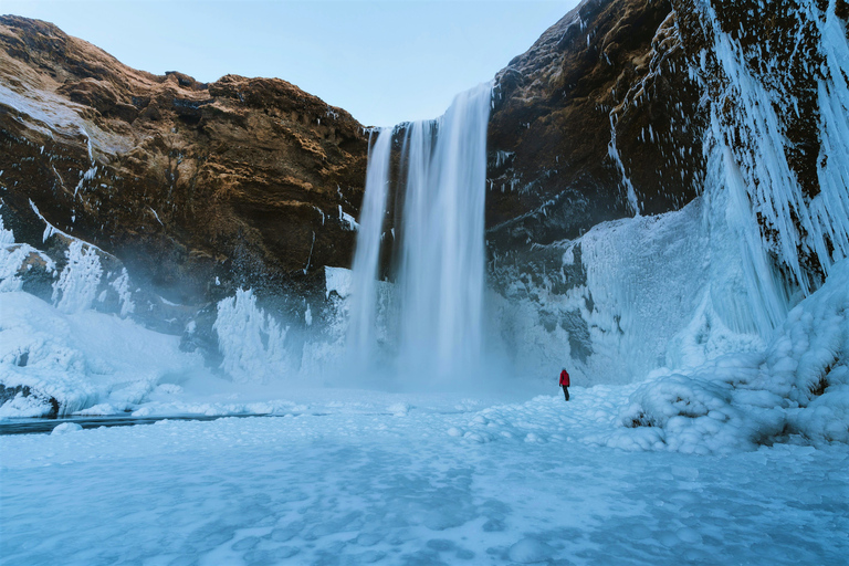 Da Reykjavík, costa sud: cascate, sabbia nera e ghiaccio