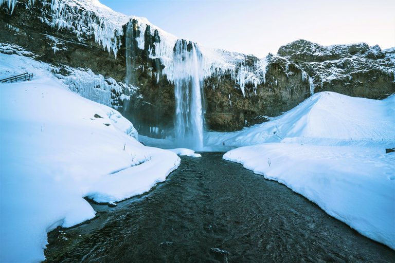 From Reykjavík: South Coast Waterfall, Black Sand &amp; Ice tour