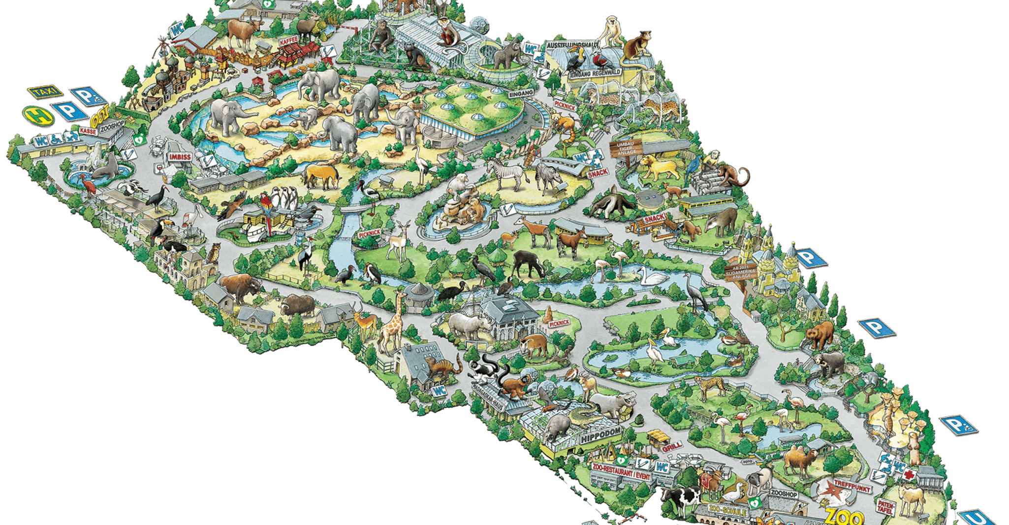 Ticocchie di Colonia, Zoo di Colonia e Acquario - Housity