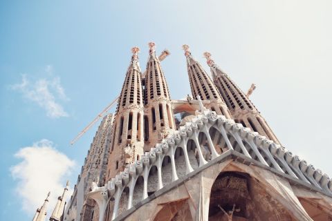 Sagrada Familia: 1,5-times guidet tur med skip køen-entré