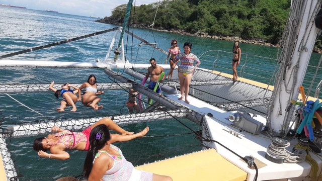 Visit Panama City All-Inclusive Catamaran Cruise to Taboga Island in Gamboa, Panama