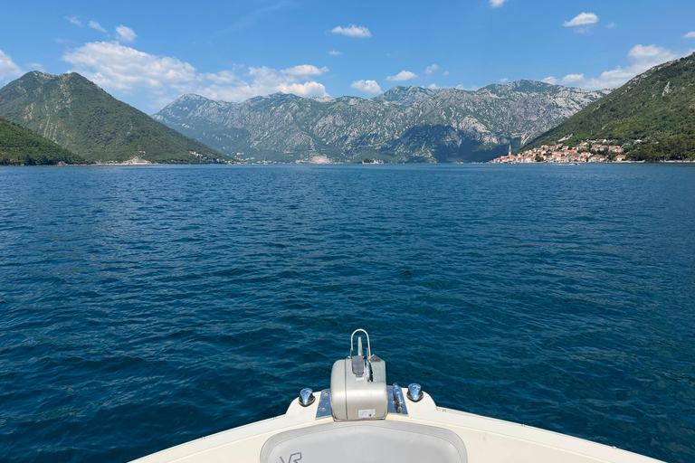 Kotor: Boka Bay Speedboat Tour with Breakfast & Lunch