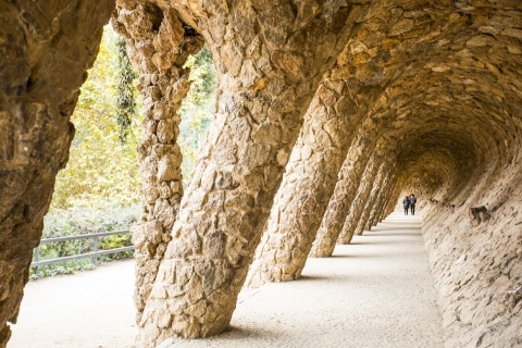 Barcelona: tour a pie guiado sin colas del Parque GüellTour a pie Parque Güell en inglés y otro idioma a las 17:30