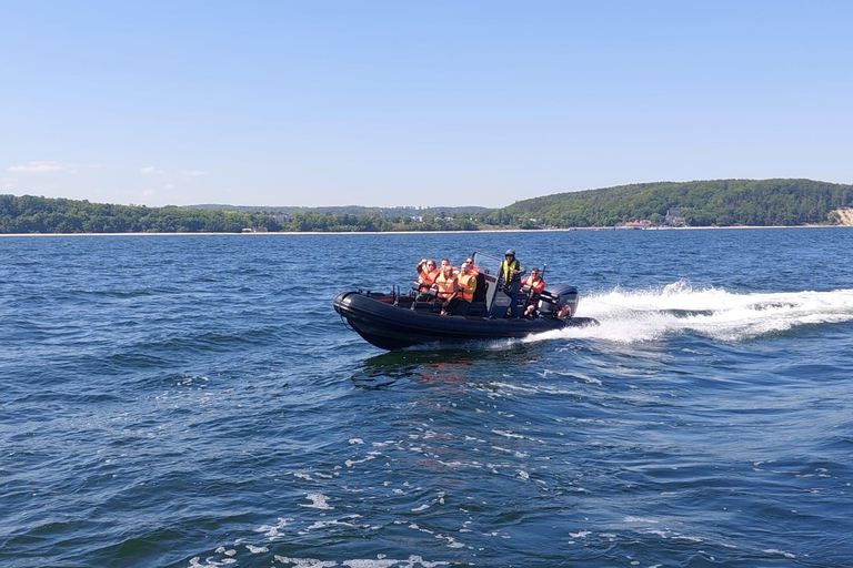 Gita in motoscafo di mezz&#039;ora a Sopot. Velocità fino a 100 km/h