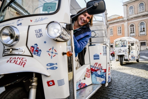 Lissabon: privétour van 6 uur met een tuktuk van een hele dagVolledige dag privé Tuk Tuk-tour voor groepen van 1 tot 6