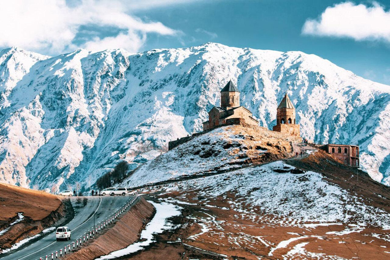 Kazbegi: Dariali Monastery, Gveleti Waterfall & Gergeti Tour