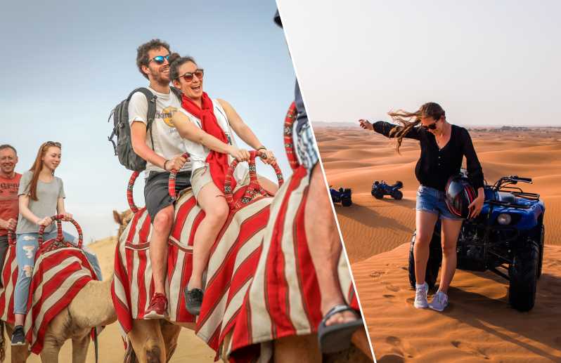 Dubai: Desert Safari, Quad Bike, Camel Ride & Al Khayma Camp | GetYourGuide