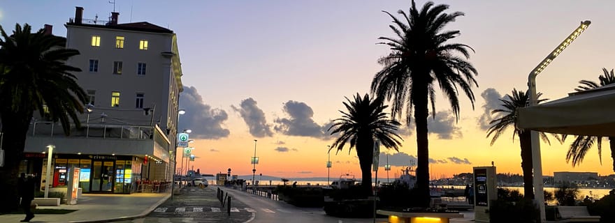 Transfert Makarska, Brela ou Baska Voda vers l'aéroport de Split