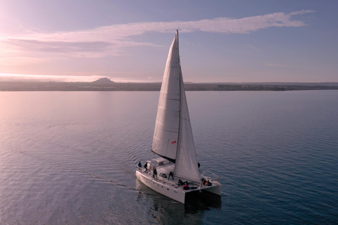 Taupo: tour in barca a vela sul lago Taupo con incisioni rupestri MaoriVisita alle 15:30