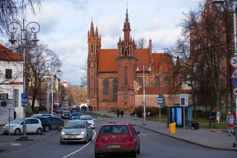 Vilnius: stadsfietstocht door Vilnius Hoogtepunten