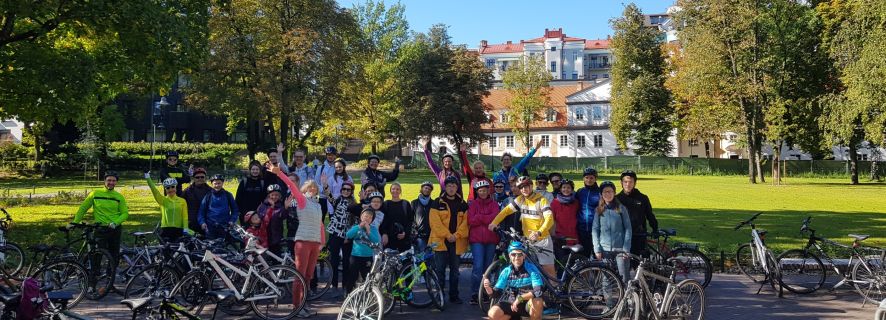 Vilnius: tour in bici della città di Vilnius Highlights