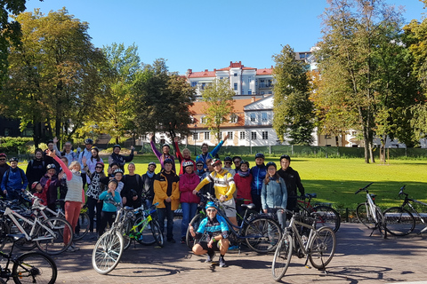 Vilnius: stadsfietstocht door Vilnius Hoogtepunten