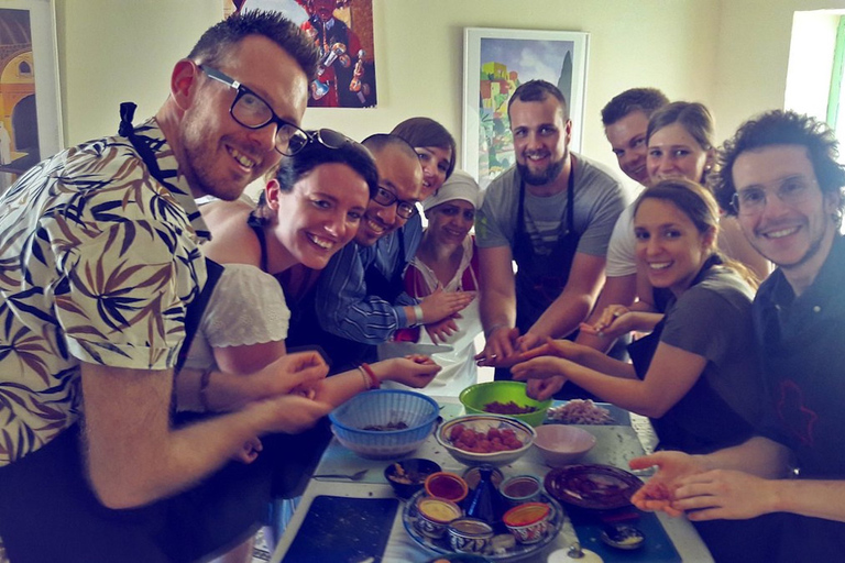 Marrakech: Traditional Moroccan Cooking Class & Market Visit Shared Cooking Class