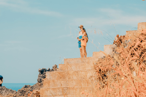 De Bali: excursion d'une journée en hors-bord et en voiture à Nusa Penida