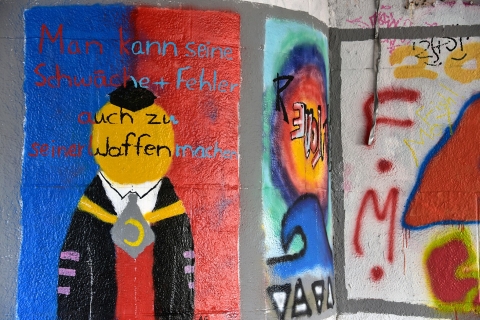Munich: visite à vélo de l'art de la rueVisite de groupe en allemand