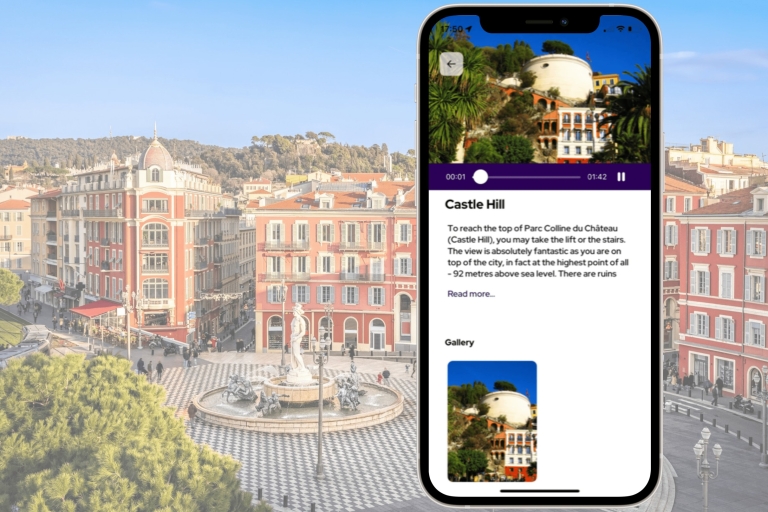 Nizza: Digitale selbst geführte Sightseeing-TourNizza: Selbst geführte Tour mit über 100 Sehenswürdigkeiten