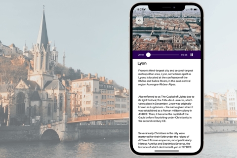 Lyon: tour de audio autoguiado de lo más destacado de la ciudad con aplicación