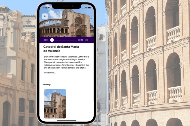 Valencia: smartphone-app voor zelfgeleide audiotour