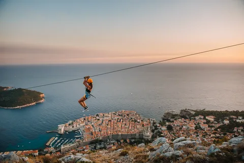 Dubrovnik : visite panoramique en tyrolienne