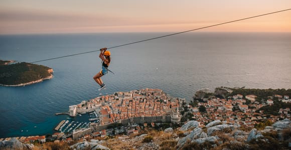 Dubrovnik: Panorama-Zipline-Tour