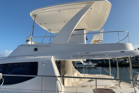 Fajardo : Croisière en catamaran de 47 pieds avec boissons et collations
