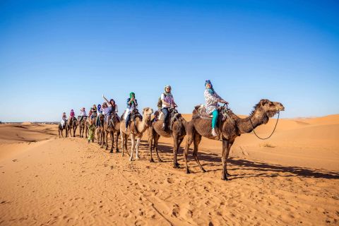 Fez to Marrakech via Merzouga 2Day Desert Tour luxury Camp