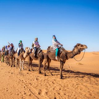 Fez to Marrakech via Merzouga 2Day Desert Tour luxury Camp